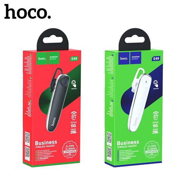 Hoco bluetooth headset hot sale