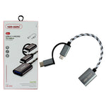 Ven-Dens Usb -C + Micro To Usb Org Connector