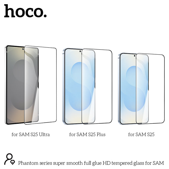 Hoco Phantom Super smooth full glue HD tempered glass for Samsung S22 - S23