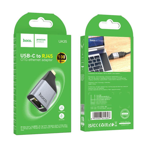 Hoco Ua35 Type-C To Rj45 Adapter