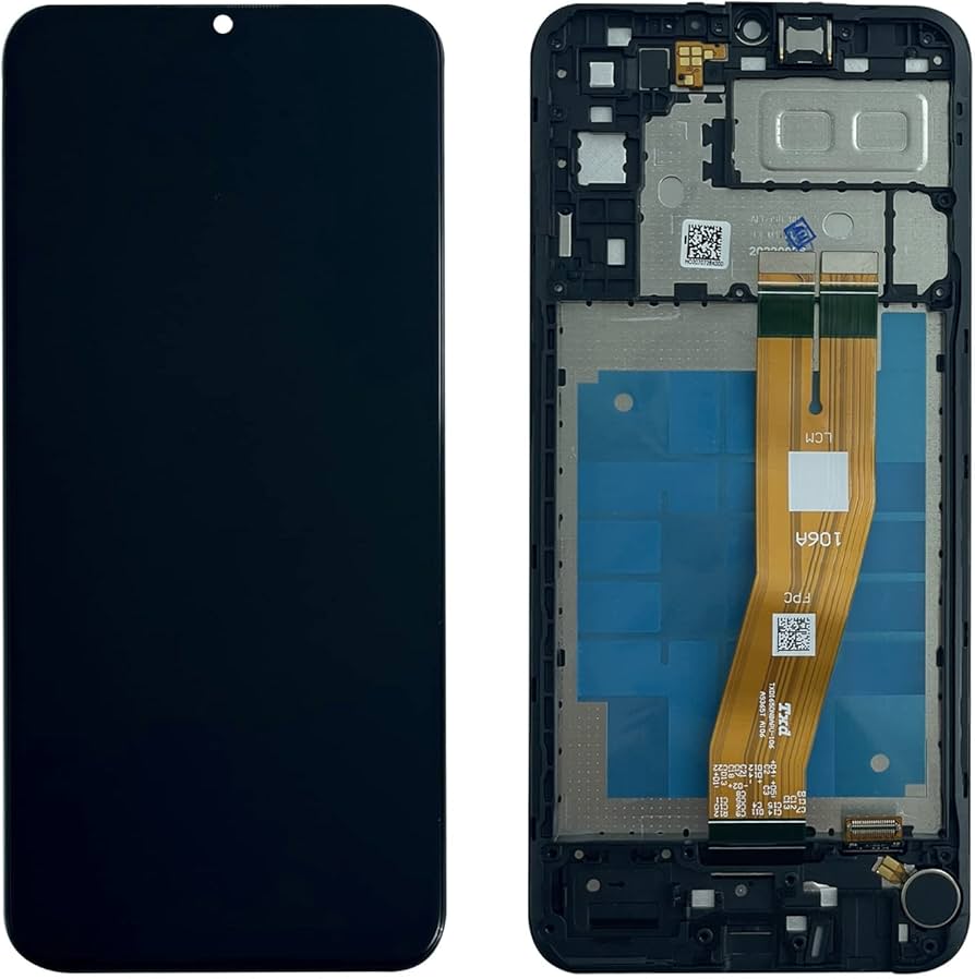 Samsung A04E Lcd Screen Service Pack With Frame