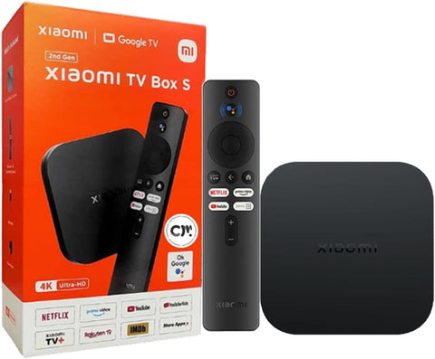 Xiaomi Mi TV Box S 4K Ultra 2nd Gen - Google Chrome Cast Built in
