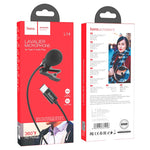 Hoco L14 Lavalier Wired Digital Microphone Type-C Black