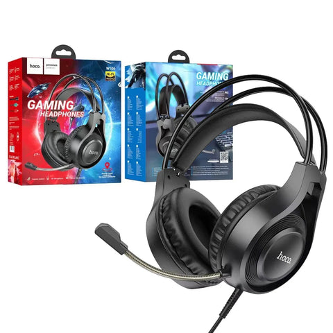 Hoco W106 Tiger Gaming Headphones Wired Black