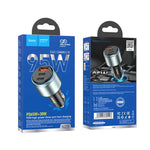 Hoco NZ9 95W Dual Type C and Usb car charger