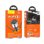 Hoco NZ9 95W Dual Type C and Usb car charger with C-C Data cable