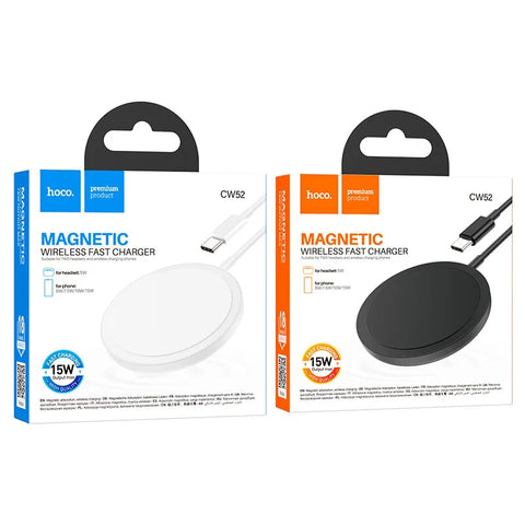 Hoco CW52 Magnetic Wireless charger for iwatch Airpod 15W Type C
