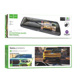 Hoco DV4 Mirror Driving Dash Recorder LCD 4.5" Dual-Channel front and back
