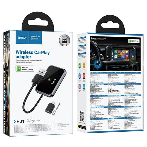 Hoco HU1 smart Wireless CarPlay Adapter