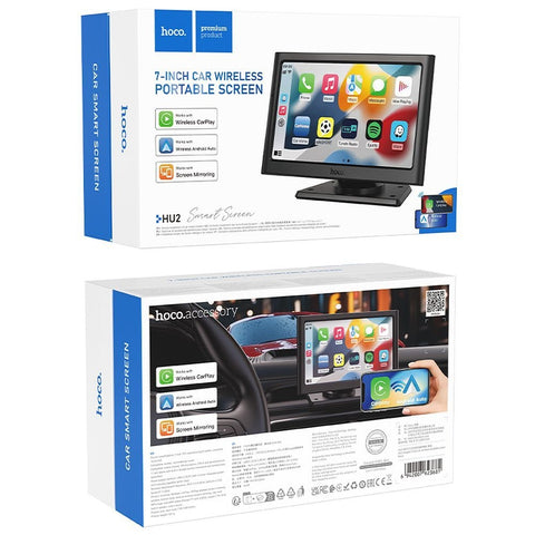 Hoco HU2 7" in Car play Wireless Portable Screen