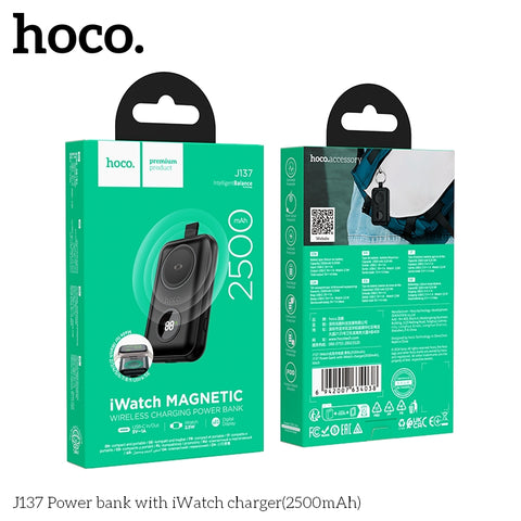 Hoco J137 iWatch Pocket Power Bank with Type-C Output 2500mAh