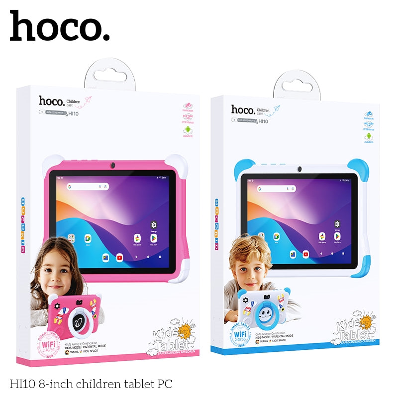 Hoco HI10 8" 3GB 32GB 5G HD Android Kids Tablet Blue/ Pink