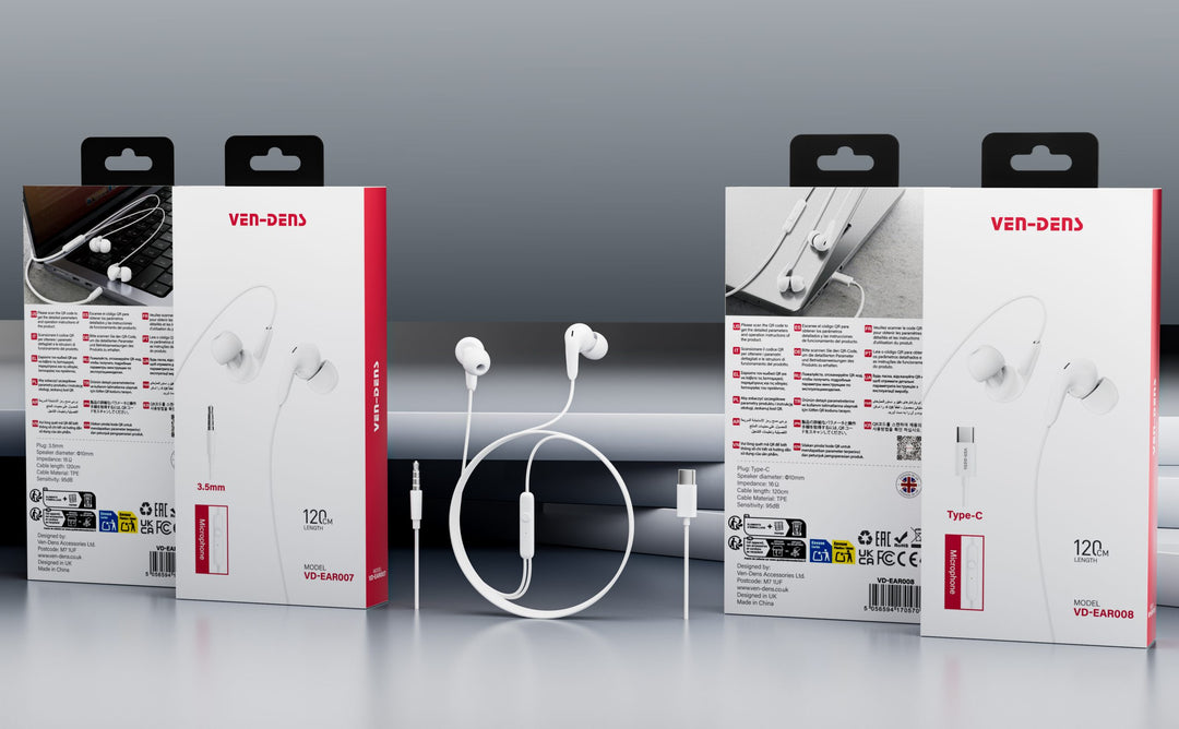 Vendens Ear008 Wired earphone Type-C 120CM wired earbuds with microphone