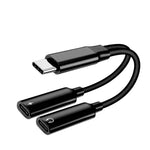 Vendens Aux012 2 in 1 Type-C to Type-C+Type-C adapter Audio Cable