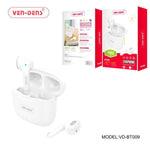 Ven Dens Tws Wireless Bluetooth Earbuds With Charging Case VD-BT009