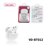 Ven Dens Tws Pure Sound Wireless 5.3 Bluetooth Earbuds With Charging Case VD-BT012