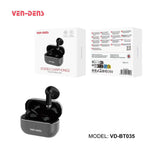 Vendens Bt035 Touch screen small Airpod zink alloy Black