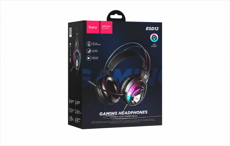 Hoco ESD12 Gaming Headphone With Rgb