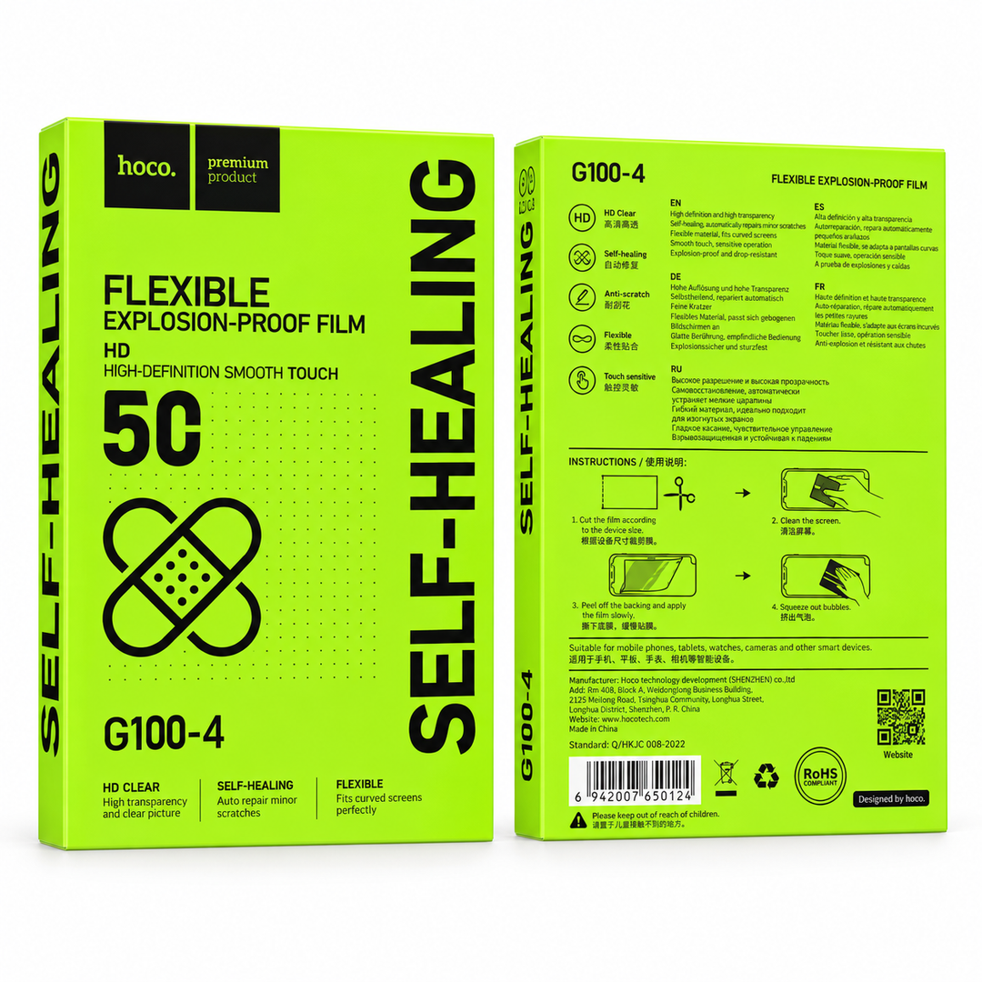 Hoco G100-4 Self-Healing Sheets 50 Pcs