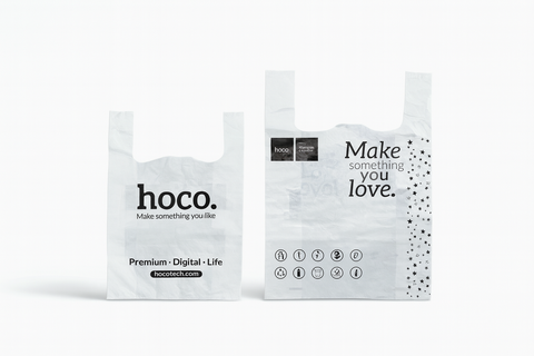 Hoco Plastic Shopping Bag Pack of 50 Pcs