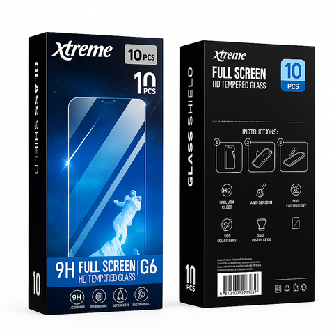Xtreme Tempered Glass for iPhone Models Retail Box of 10 (Individual packed)