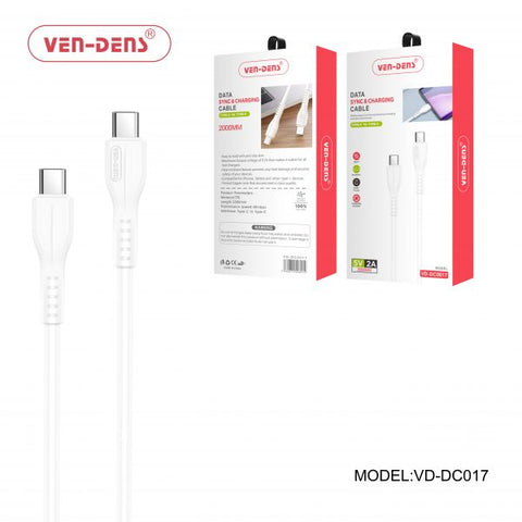 Vendens Dcd06 Type C To Type C Charging Cable 2m