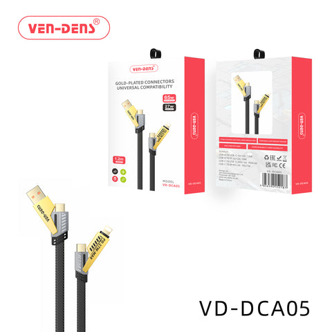 Vendens Dca05 65W 3 In 1 Cable