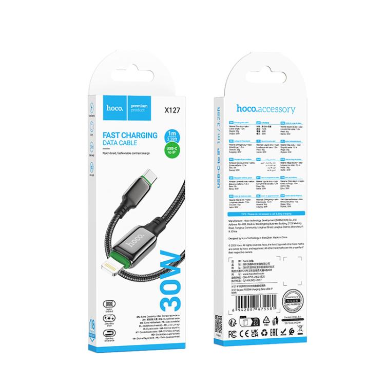 Hoco X127 30W Type C - Lighting Cable