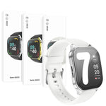 Hoco Y19 AMOLED Unisex Smart IP68 Sports Watch Call Version Bright Silver