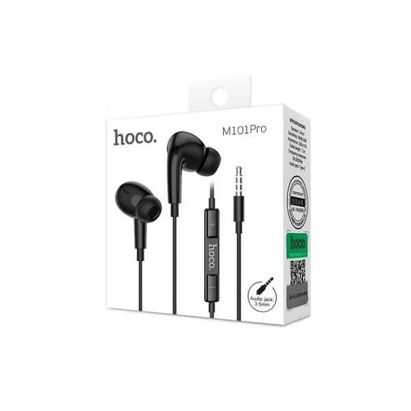 Hoco M101 Max Crystal grace wire-controlled earphones with microphone Black