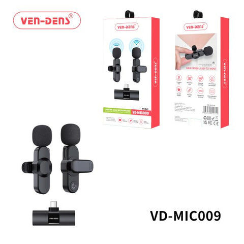 Ven Dens Wireless Microphone Type C Plug VD-Mic009