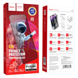 Hoco G15 Premium Privacy Tempered glass for iPhone Box of 10 Pcs