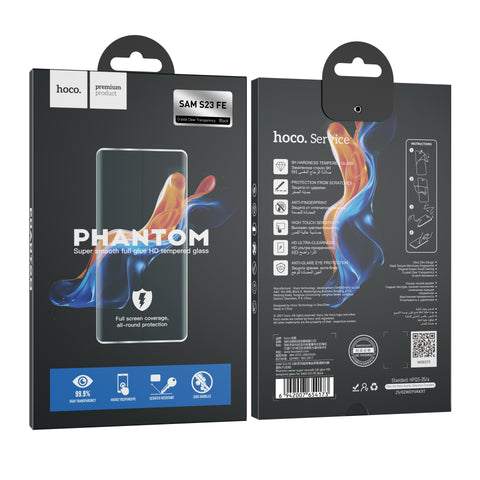 Hoco Phantom Super Smooth Full Glue Hd Tempered Glass For Samsung S23 Fe