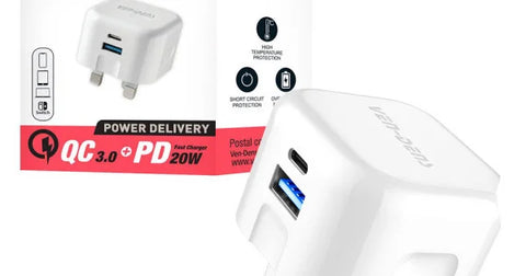 Vendens Tc78Ac Usb + 20W Pd Plug