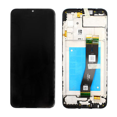 Samsung A02S - A025G Lcd Screen Service Pack With Frame Eu Version