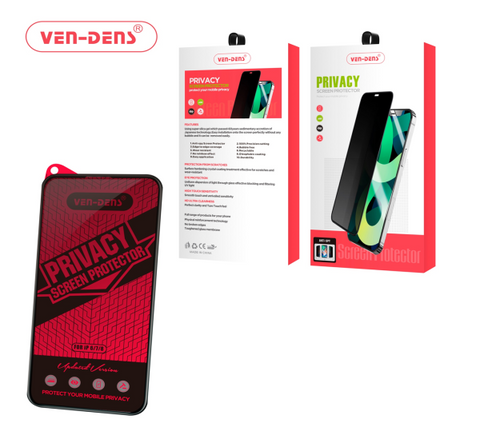 Privacy Ven Dens Tempered glass for iPhone Retail pack