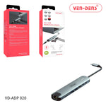 Ven Dens 8 IN 1 HUB Multifunction Adapter VD-ADP 020