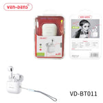 Ven Dens Tws HD Sound Wireless Bluetooth Earbuds With Charging Case VD-BT011