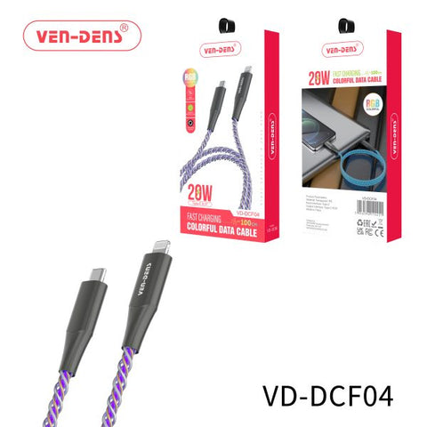 Vendens Dcf04 Light Flowing Data Cable 20W