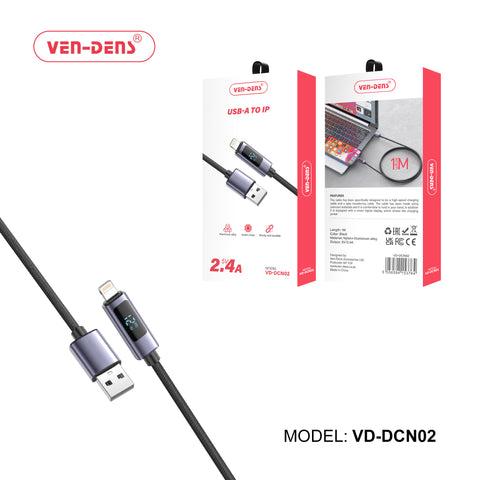 Vendens DCN02 Digital display 18w Lightning cable