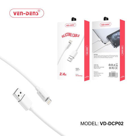 Vendens Dcp02 USB A To Lightning Charging Cable