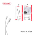 Vendens Dcq01 5V Silicone Cable USB A To Micro USB Cable