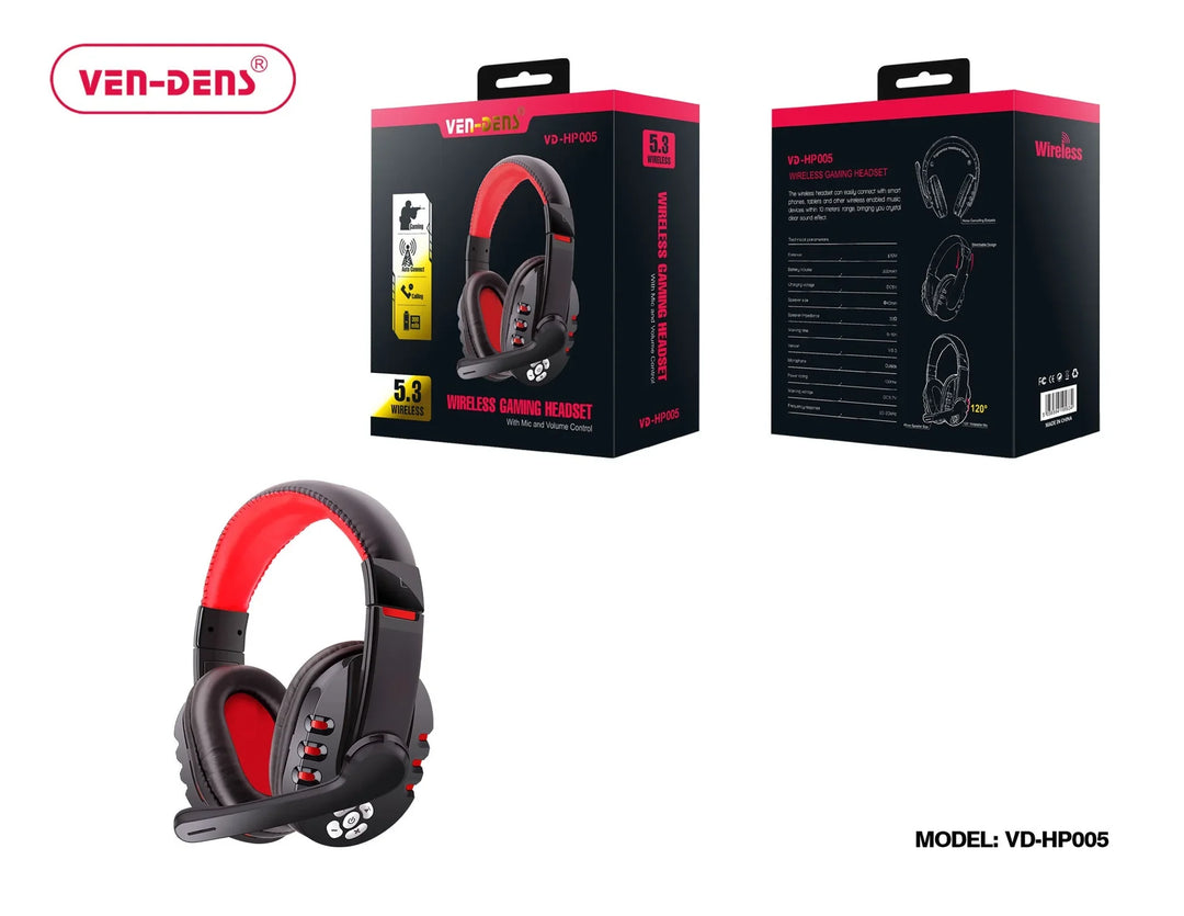 Vendens Vd-Hp005 Gaming Headset Wireless Vd-Hp005