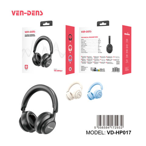 Vendens Hp017 Foldable Wireless Premium headphone