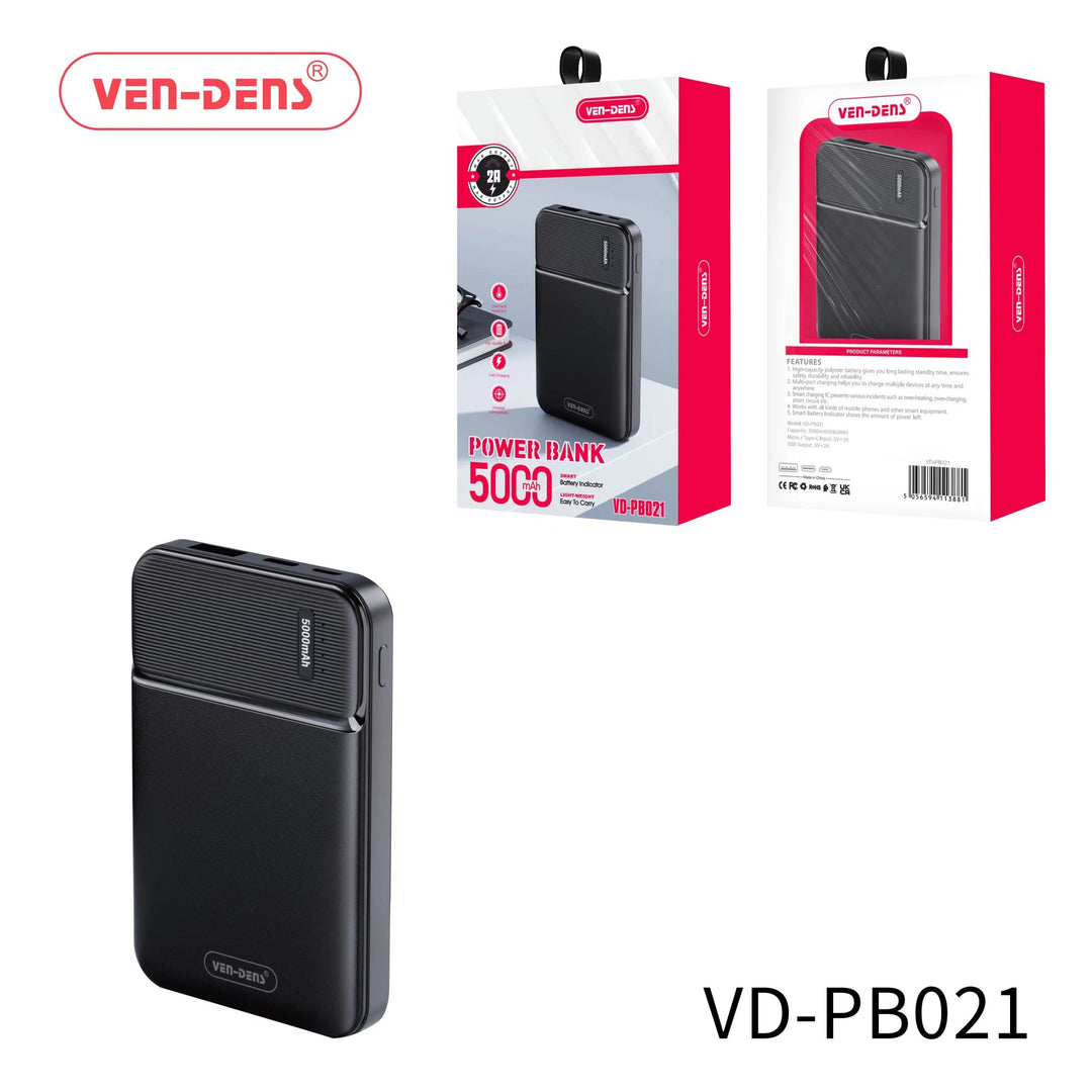 Vendens Pb021 5000 Mah Power Bank