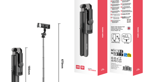 Vendens Ss04 Selfie Stick Foldable Wireless Anti Shale