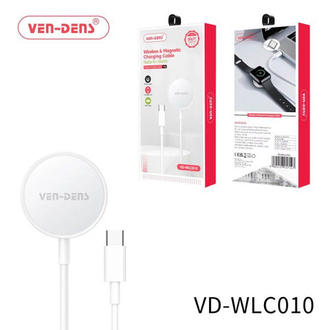 Vendens Wireless & Magnetic Charging Cable For Iwatch Wlc010 Type C