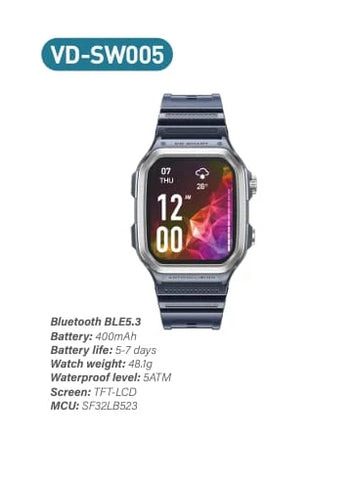 Vendens Sw005 Smart Watch For Men Women 4G