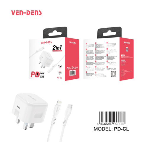 Vendens Pdcl 27W Charger Kit With Pd Cable