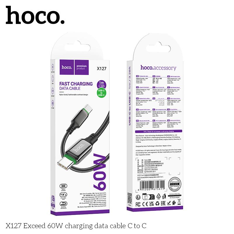 Hoco X127 60W Type C-C Cable